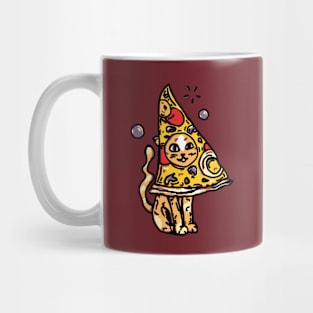 CAT AND PIZZA Mug